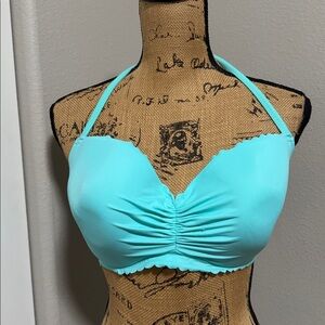 Victoria's Secret Turquoise Halter Bikini Set